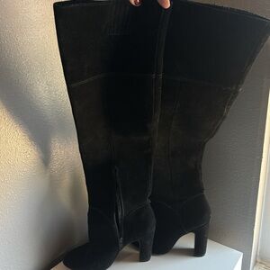 Aldo Black Over the Knee Boots
